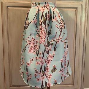 Floral Midi Skirt